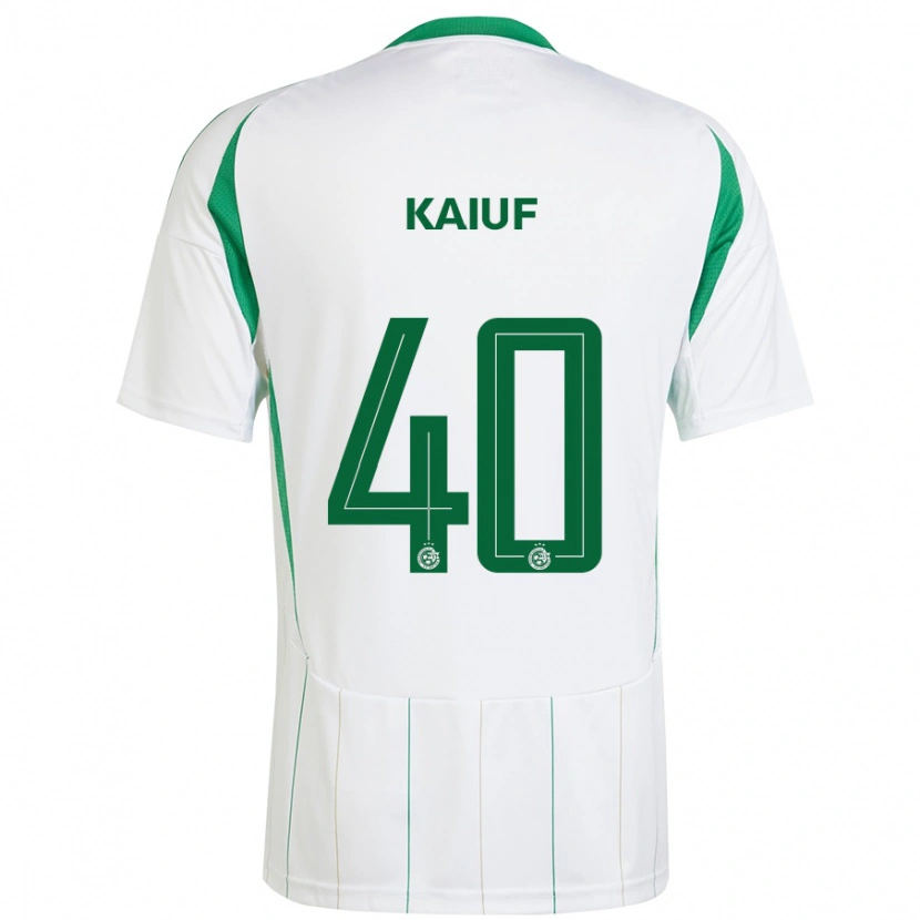 Danxen Herren Sharif Kaiuf #40 Weiß Grün Auswärtstrikot Trikot 2024/25 T-Shirt
