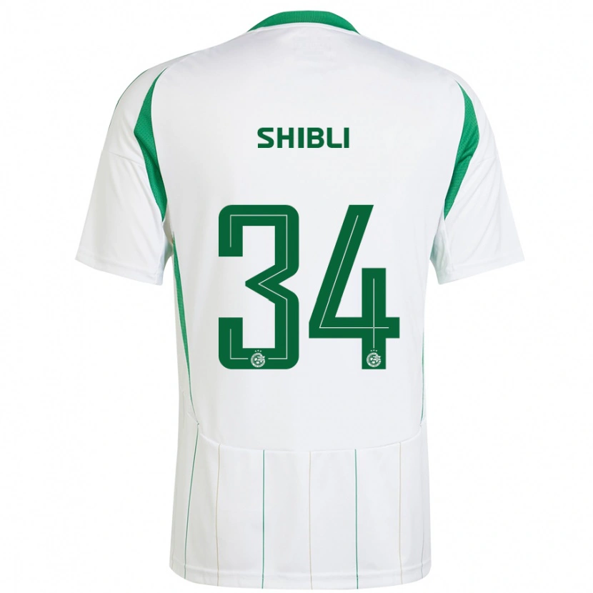 Danxen Herren Hamza Shibli #34 Weiß Grün Auswärtstrikot Trikot 2024/25 T-Shirt