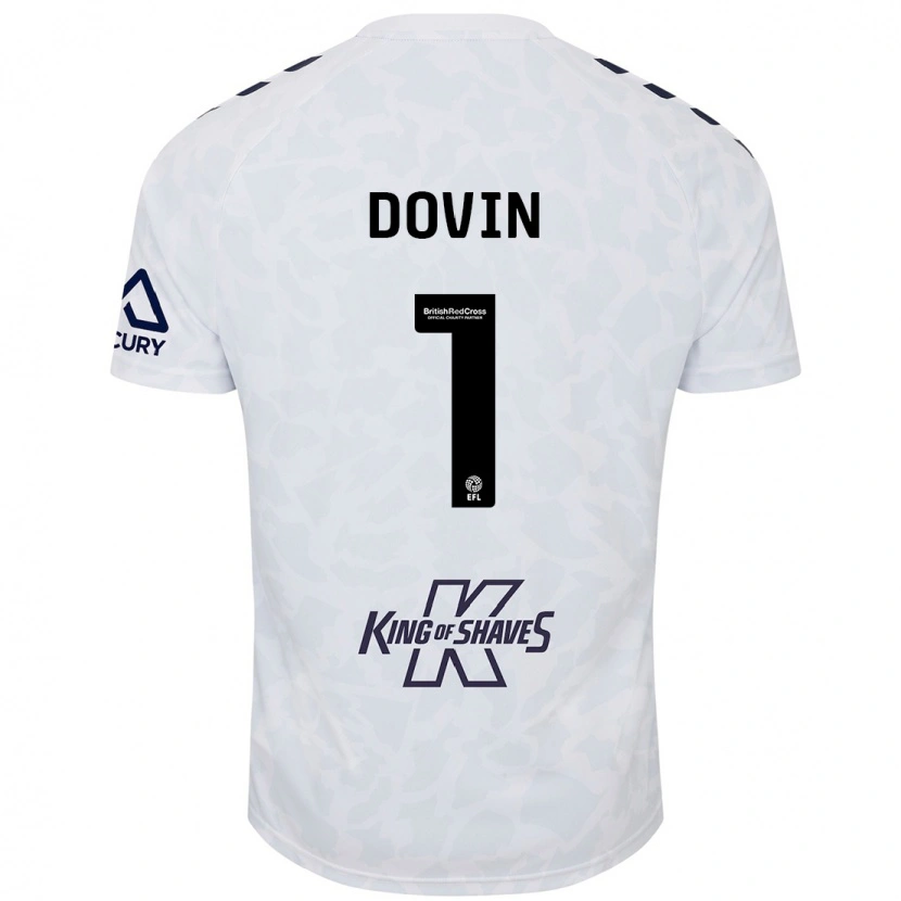 Danxen Herren Oliver Dovin #1 Weiß Auswärtstrikot Trikot 2024/25 T-Shirt
