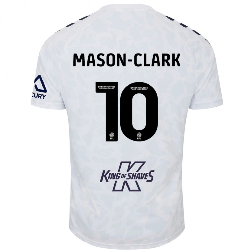 Danxen Herren Ephron Mason-Clark #10 Weiß Auswärtstrikot Trikot 2024/25 T-Shirt