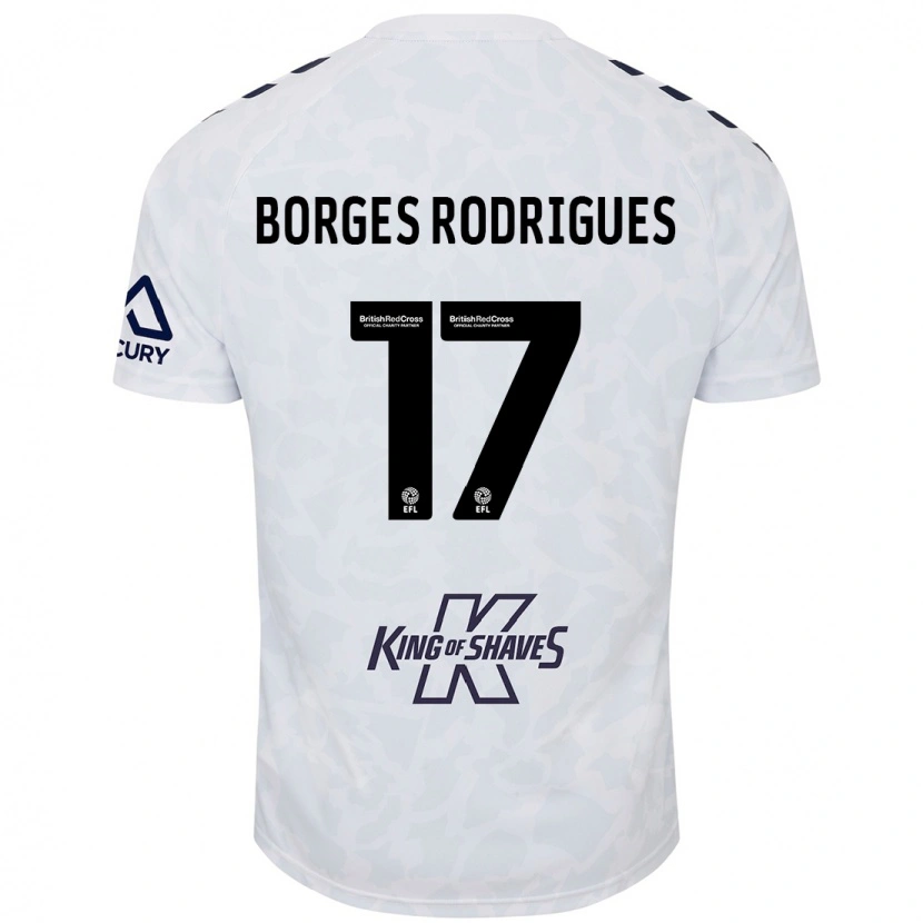 Danxen Herren Raphael Borges Rodrigues #17 Weiß Auswärtstrikot Trikot 2024/25 T-Shirt