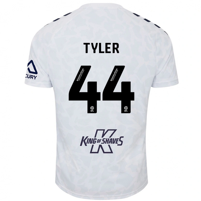 Danxen Herren Cian Tyler #44 Weiß Auswärtstrikot Trikot 2024/25 T-Shirt