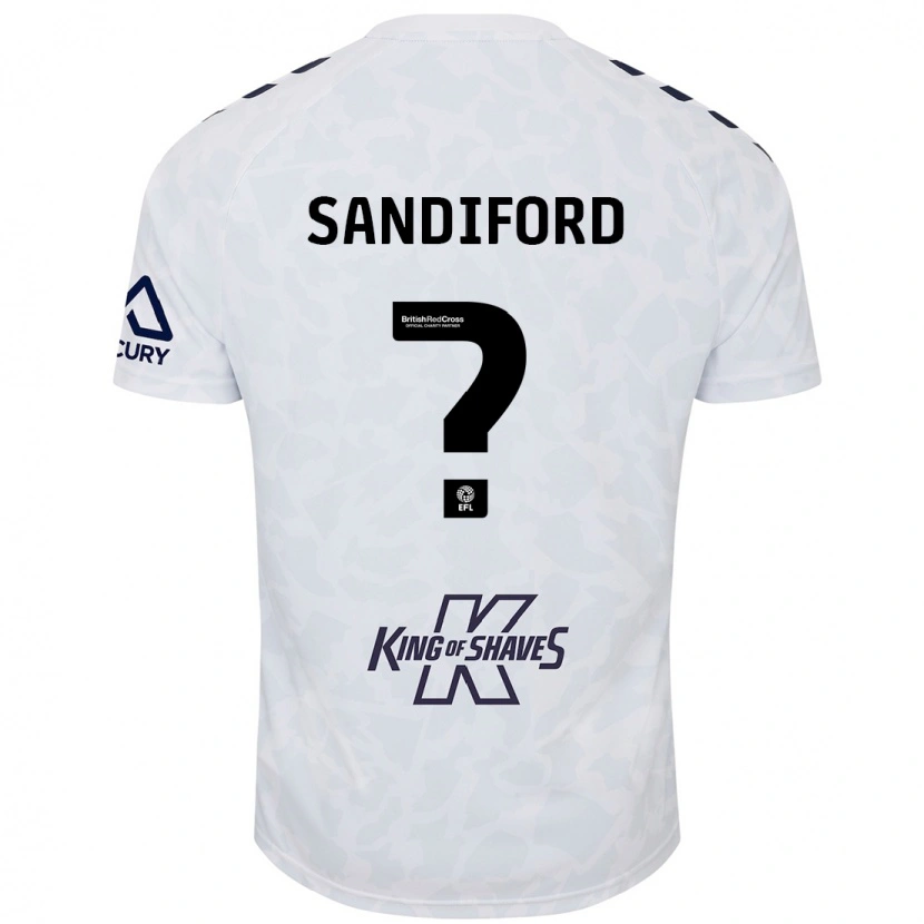 Danxen Herren Greg Sandiford #0 Weiß Auswärtstrikot Trikot 2024/25 T-Shirt