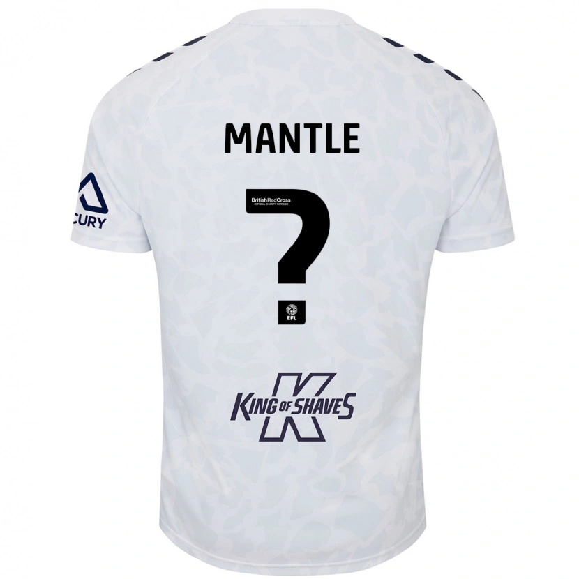 Danxen Herren David Mantle #0 Weiß Auswärtstrikot Trikot 2024/25 T-Shirt