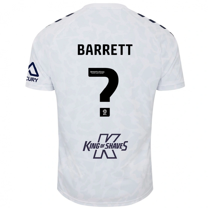 Danxen Herren Marlow Barrett #0 Weiß Auswärtstrikot Trikot 2024/25 T-Shirt