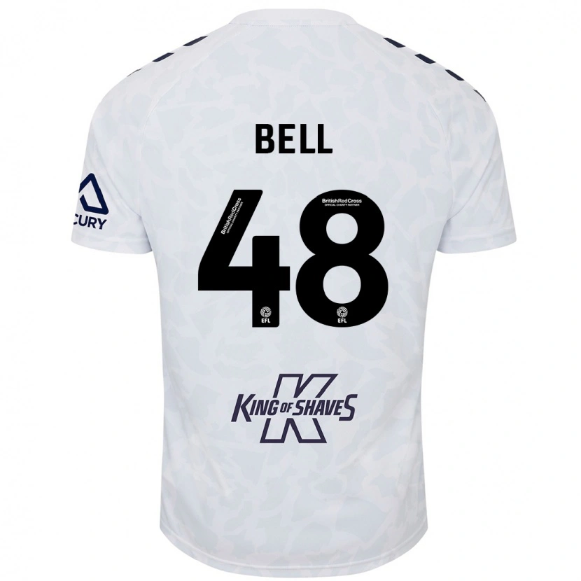 Danxen Herren Luke Bell #48 Weiß Auswärtstrikot Trikot 2024/25 T-Shirt