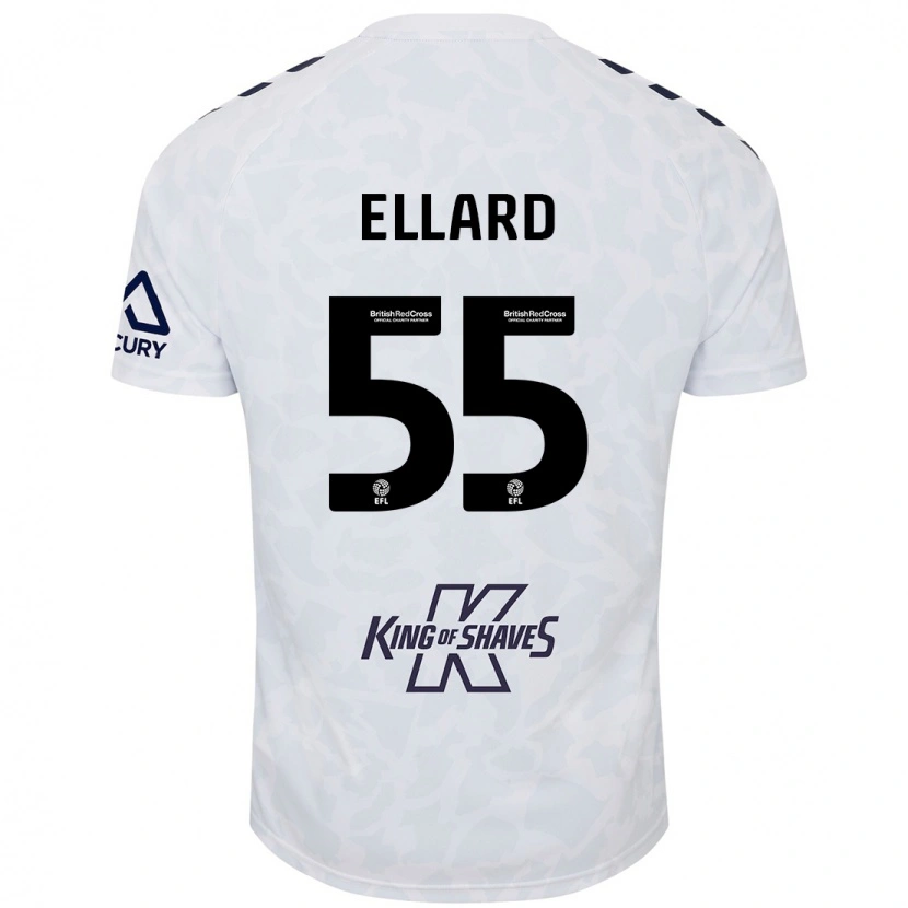 Danxen Herren Aston Ellard #55 Weiß Auswärtstrikot Trikot 2024/25 T-Shirt