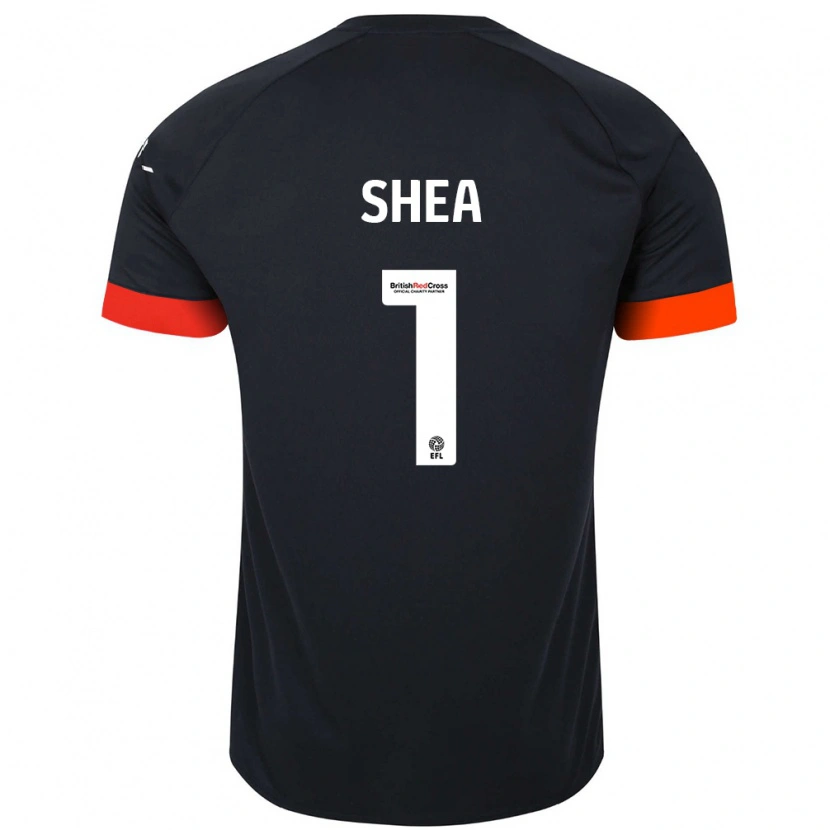 Danxen Herren James Shea #1 Schwarz Orange Auswärtstrikot Trikot 2024/25 T-Shirt