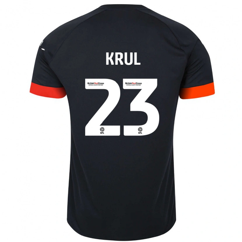 Danxen Herren Tim Krul #23 Schwarz Orange Auswärtstrikot Trikot 2024/25 T-Shirt