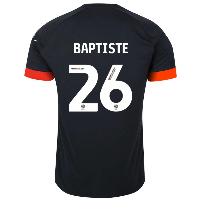 Danxen Herren Shandon Baptiste #26 Schwarz Orange Auswärtstrikot Trikot 2024/25 T-Shirt