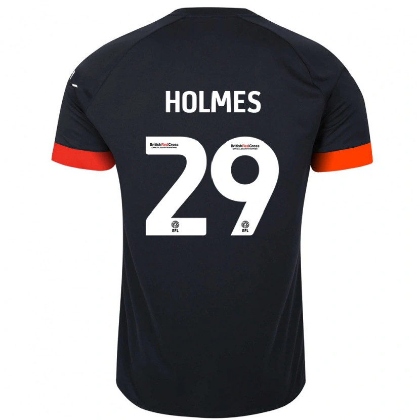 Danxen Herren Tom Holmes #29 Schwarz Orange Auswärtstrikot Trikot 2024/25 T-Shirt