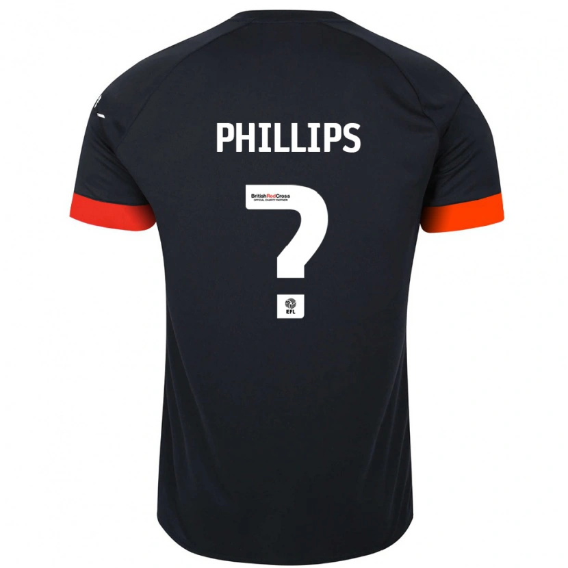 Danxen Herren Josh Phillips #0 Schwarz Orange Auswärtstrikot Trikot 2024/25 T-Shirt