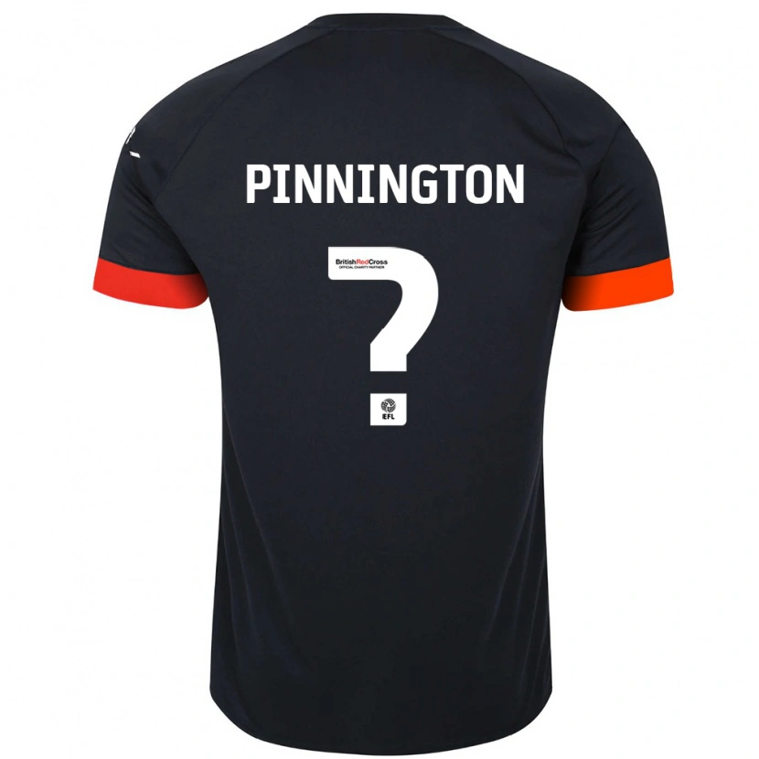 Danxen Herren Jacob Pinnington #0 Schwarz Orange Auswärtstrikot Trikot 2024/25 T-Shirt