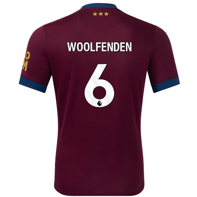Danxen Herren Luke Woolfenden #6 Braun Auswärtstrikot Trikot 2024/25 T-Shirt