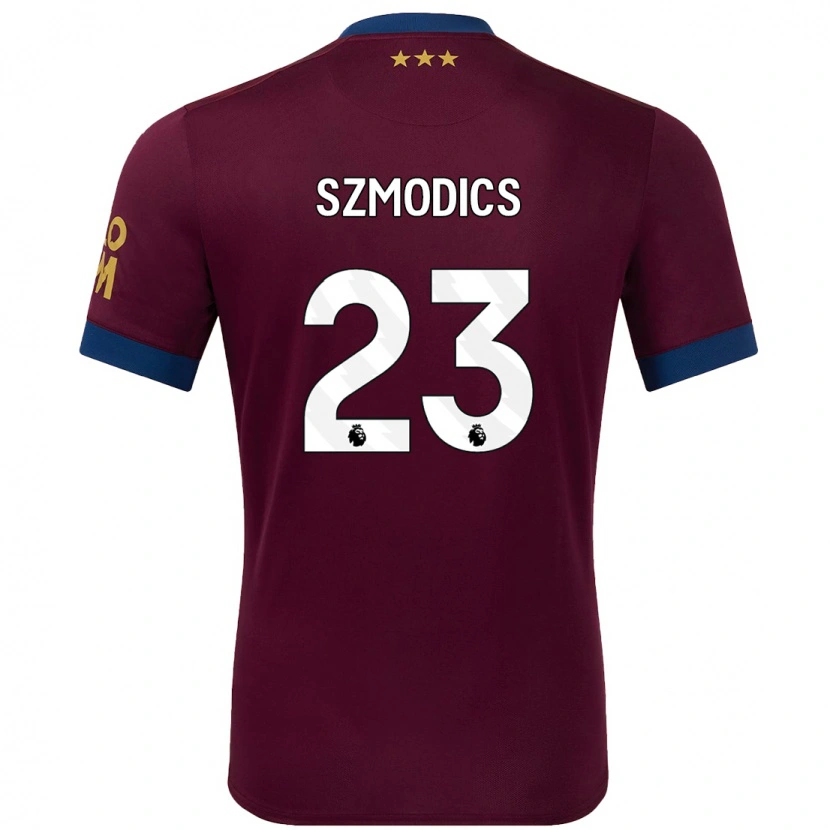Danxen Herren Sammie Szmodics #23 Braun Auswärtstrikot Trikot 2024/25 T-Shirt