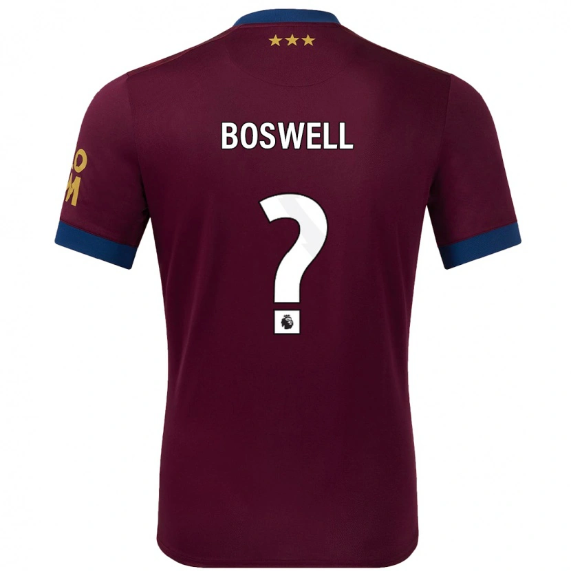 Danxen Herren Ashton Boswell #0 Braun Auswärtstrikot Trikot 2024/25 T-Shirt