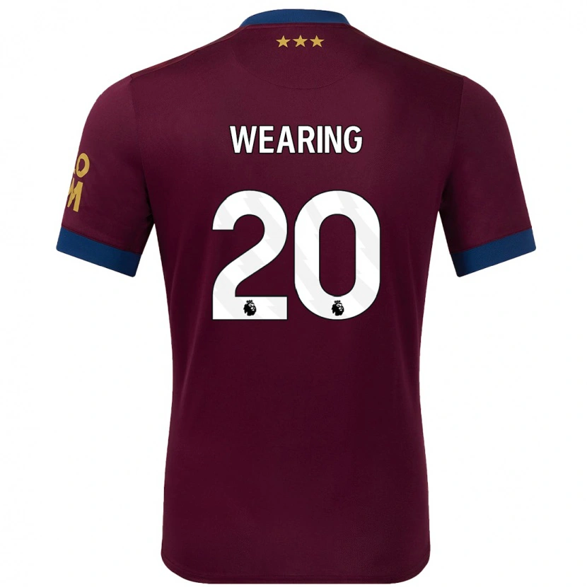 Danxen Herren Megan Wearing #20 Braun Auswärtstrikot Trikot 2024/25 T-Shirt
