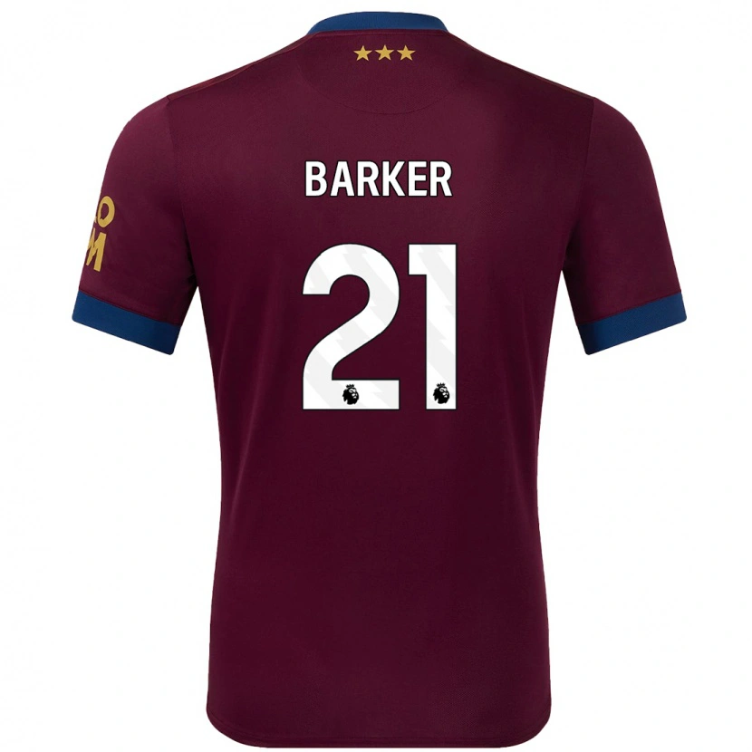 Danxen Herren Maisy Barker #21 Braun Auswärtstrikot Trikot 2024/25 T-Shirt