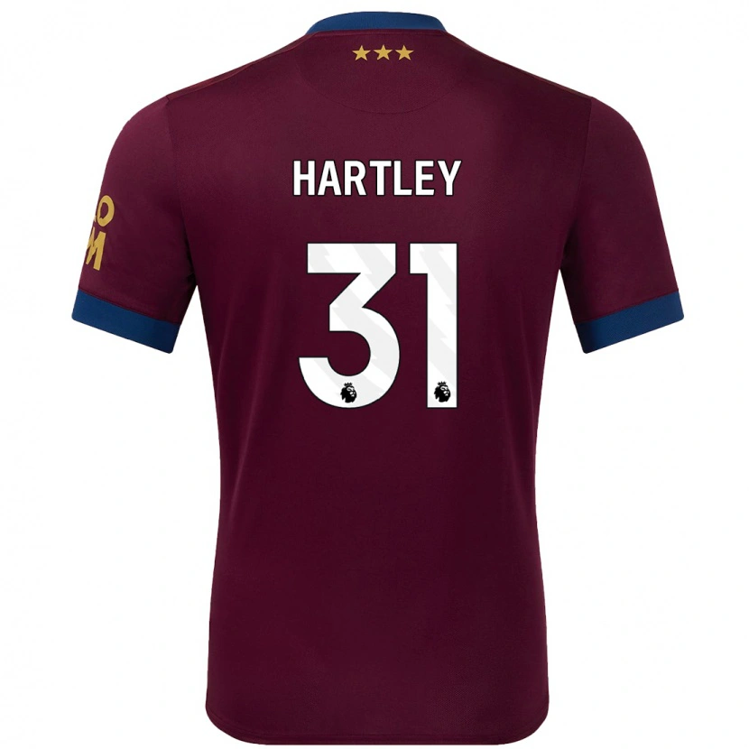 Danxen Herren Laura Hartley #31 Braun Auswärtstrikot Trikot 2024/25 T-Shirt