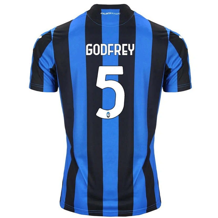 Danxen Damen Ben Godfrey #5 Blau Schwarz Heimtrikot Trikot 2024/25 T-Shirt