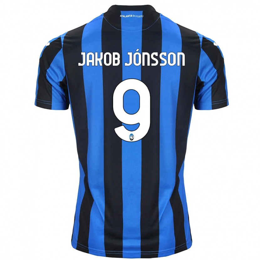 Danxen Damen Birkir Jakob Jónsson #9 Blau Schwarz Heimtrikot Trikot 2024/25 T-Shirt