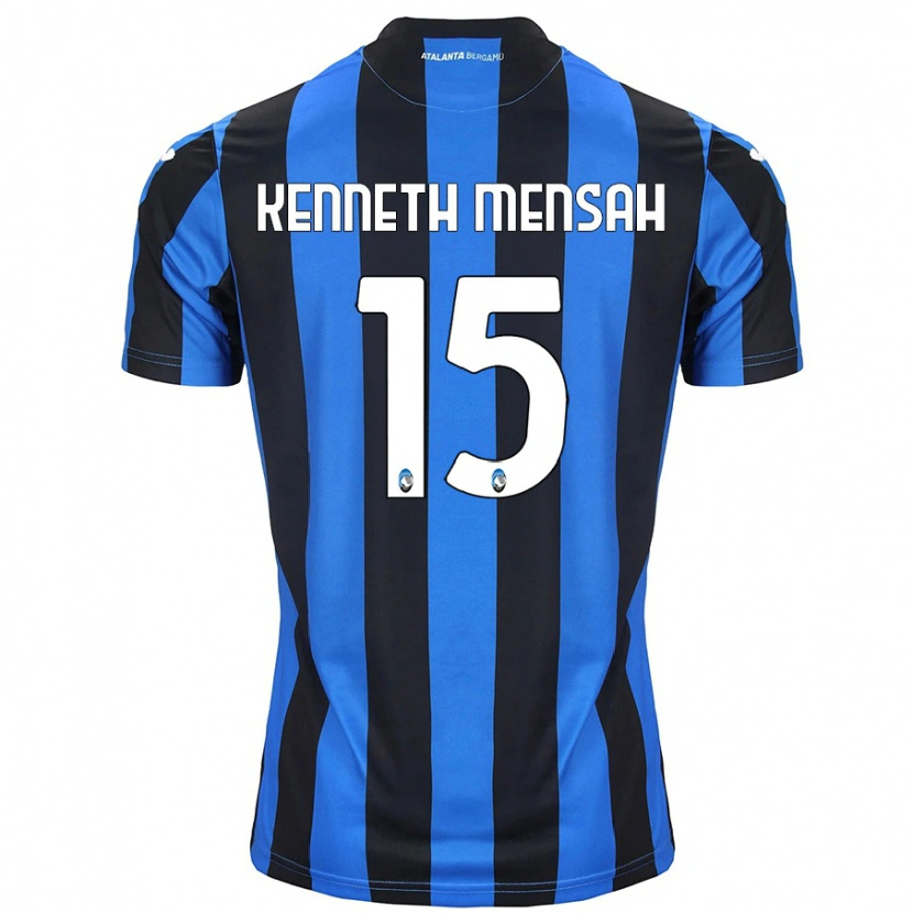 Danxen Damen Anthony Kenneth Mensah #15 Blau Schwarz Heimtrikot Trikot 2024/25 T-Shirt
