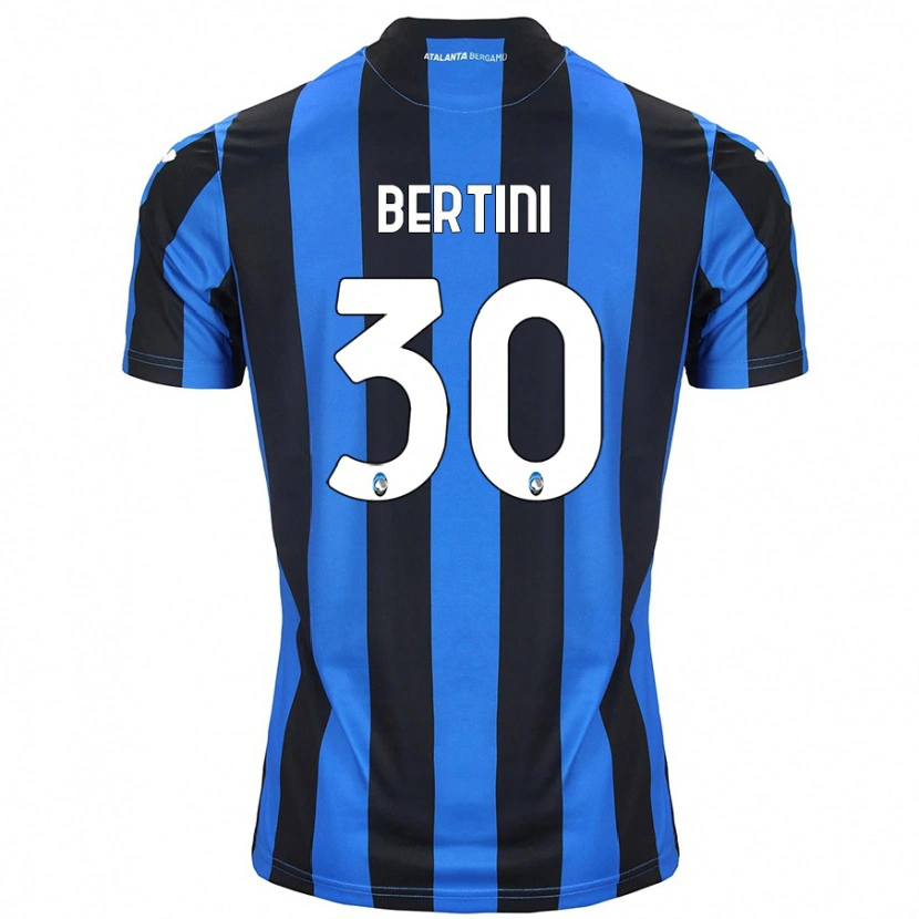 Danxen Damen Tommaso Bertini #30 Blau Schwarz Heimtrikot Trikot 2024/25 T-Shirt