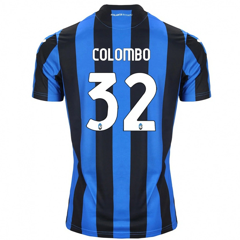 Danxen Damen Matteo Colombo #32 Blau Schwarz Heimtrikot Trikot 2024/25 T-Shirt