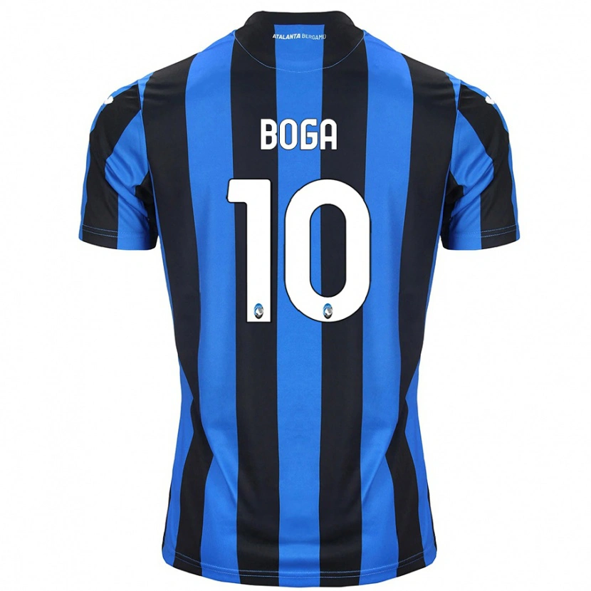 Danxen Damen Jeremie Boga #10 Blau Schwarz Heimtrikot Trikot 2024/25 T-Shirt