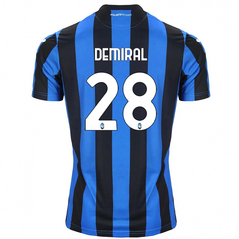 Danxen Damen Merih Demiral #28 Blau Schwarz Heimtrikot Trikot 2024/25 T-Shirt