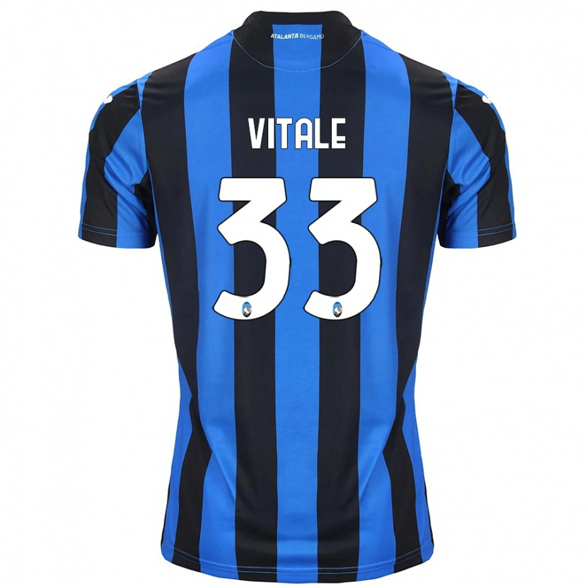 Danxen Damen Francesca Vitale #33 Blau Schwarz Heimtrikot Trikot 2024/25 T-Shirt
