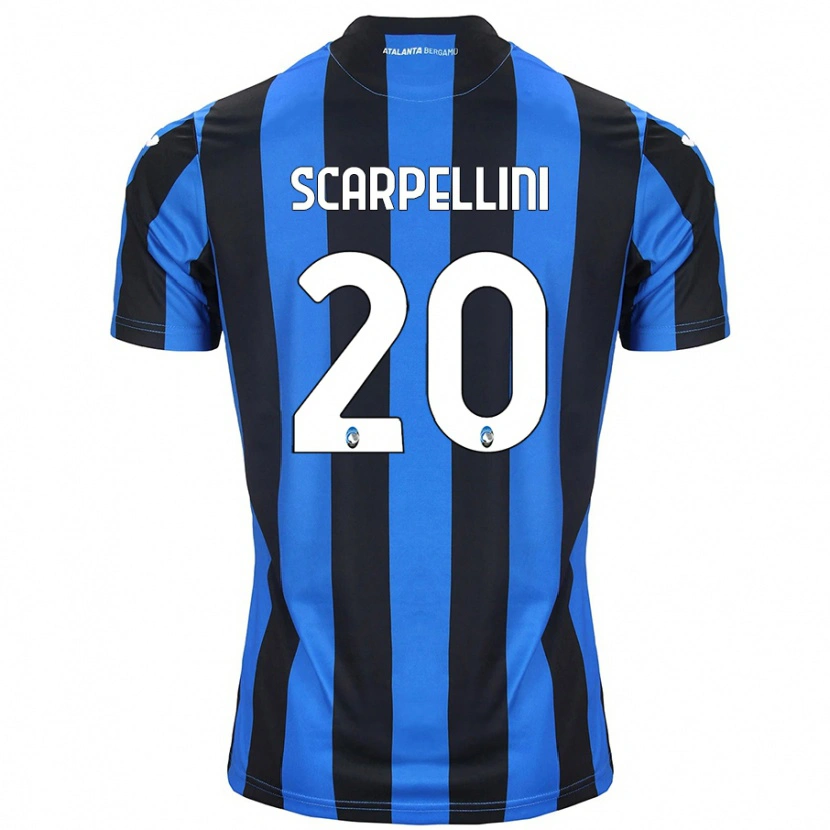 Danxen Damen Andrea Scarpellini #20 Blau Schwarz Heimtrikot Trikot 2024/25 T-Shirt