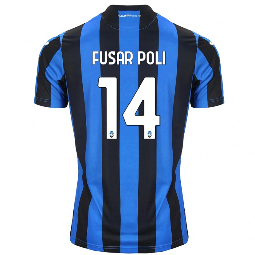 Danxen Damen Giulia Fusar Poli #14 Blau Schwarz Heimtrikot Trikot 2024/25 T-Shirt