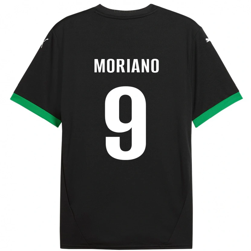 Danxen Damen Andrea Moriano #9 Schwarz Dunkelgrün Heimtrikot Trikot 2024/25 T-Shirt