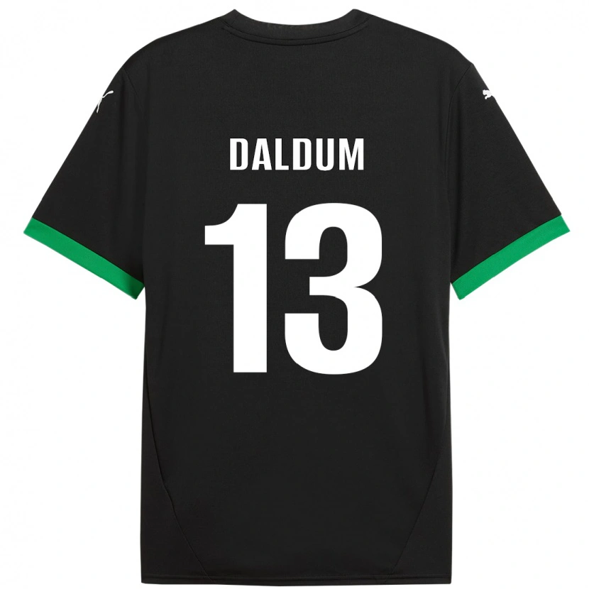 Danxen Damen Sonosi Daldum #13 Schwarz Dunkelgrün Heimtrikot Trikot 2024/25 T-Shirt