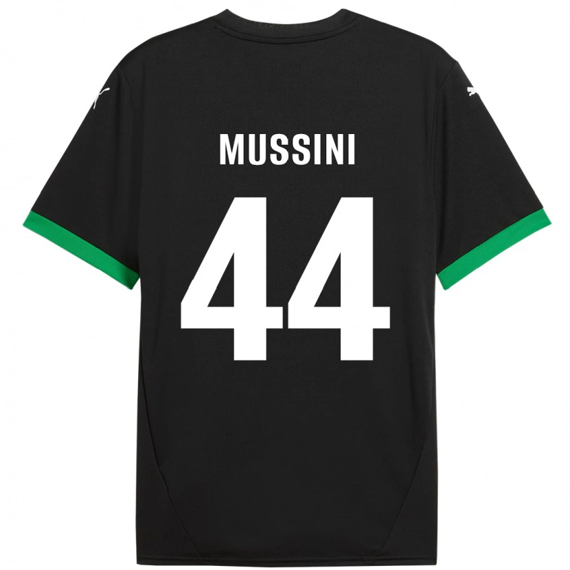 Danxen Damen Andrea Mussini #44 Schwarz Dunkelgrün Heimtrikot Trikot 2024/25 T-Shirt