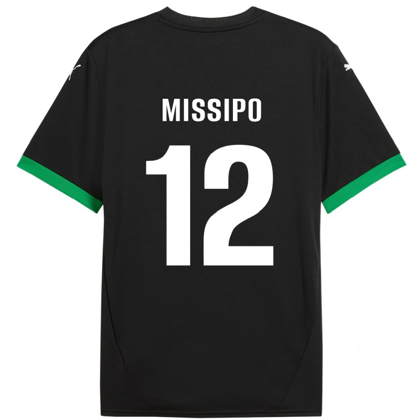 Danxen Damen Kassandra Missipo #12 Schwarz Dunkelgrün Heimtrikot Trikot 2024/25 T-Shirt