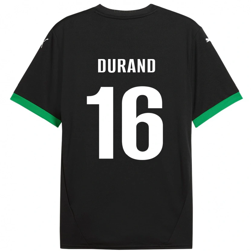 Danxen Damen Solène Durand #16 Schwarz Dunkelgrün Heimtrikot Trikot 2024/25 T-Shirt