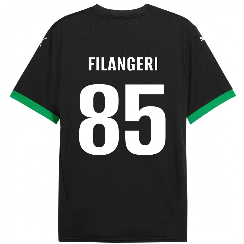 Danxen Damen Maria Luisa Filangeri #85 Schwarz Dunkelgrün Heimtrikot Trikot 2024/25 T-Shirt