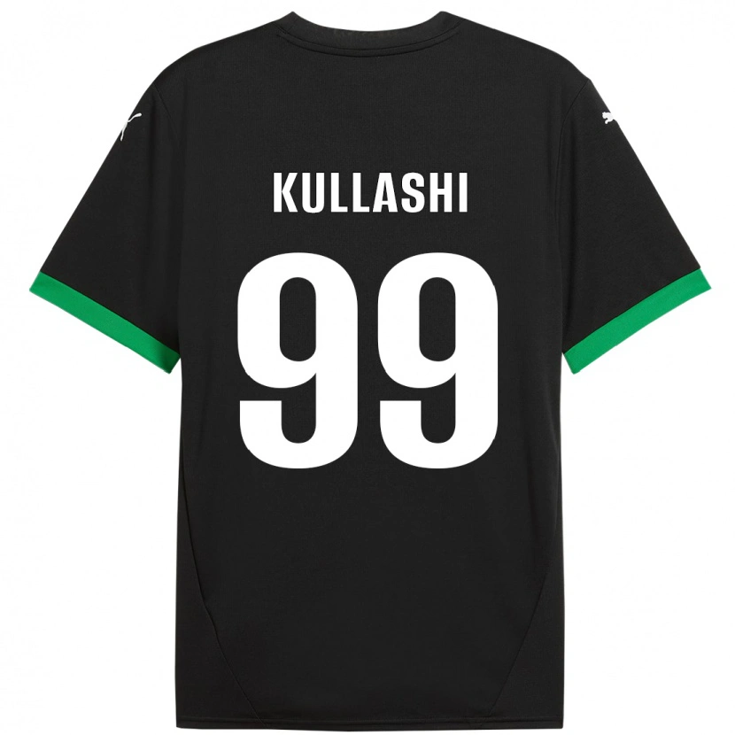 Danxen Damen Loreta Kullashi #99 Schwarz Dunkelgrün Heimtrikot Trikot 2024/25 T-Shirt