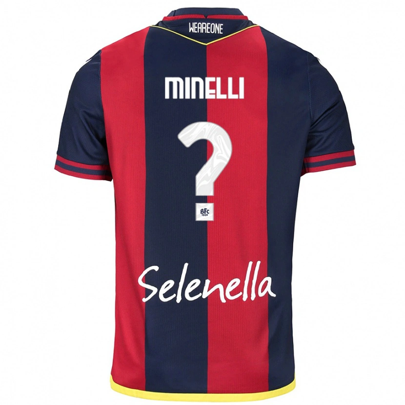 Danxen Damen Leo Minelli #0 Rot Königsblau Heimtrikot Trikot 2024/25 T-Shirt
