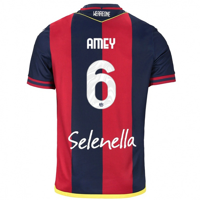 Danxen Damen Wisdom Amey #6 Rot Königsblau Heimtrikot Trikot 2024/25 T-Shirt