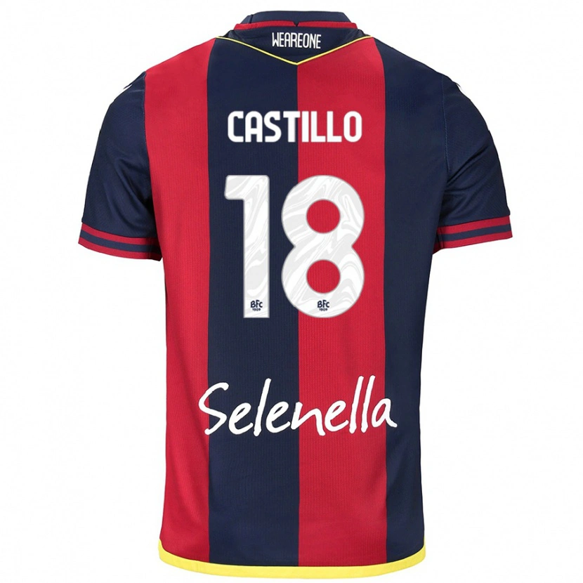 Danxen Damen Tomas Castillo #18 Rot Königsblau Heimtrikot Trikot 2024/25 T-Shirt