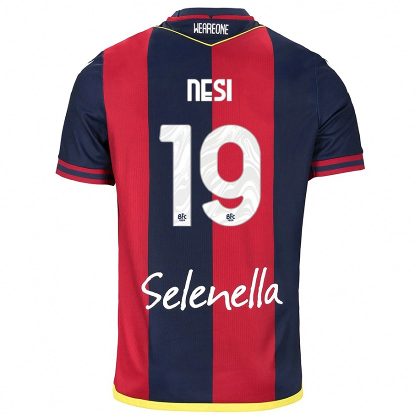 Danxen Damen Luca Nesi #19 Rot Königsblau Heimtrikot Trikot 2024/25 T-Shirt