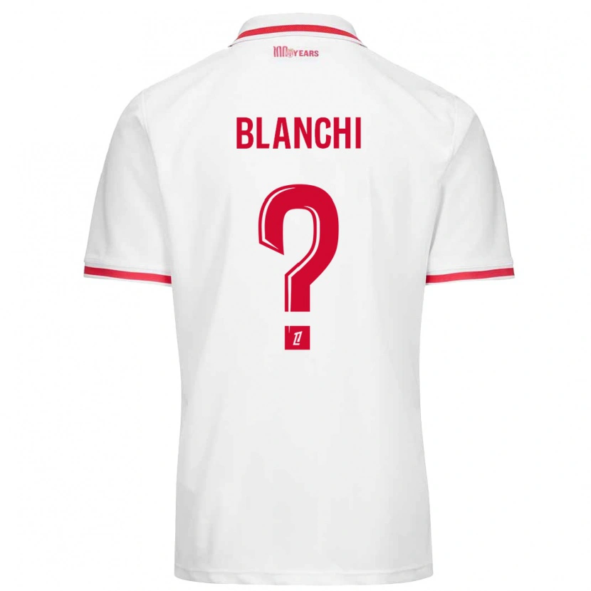 Danxen Damen Florian Blanchi #0 Weiß Rot Heimtrikot Trikot 2024/25 T-Shirt