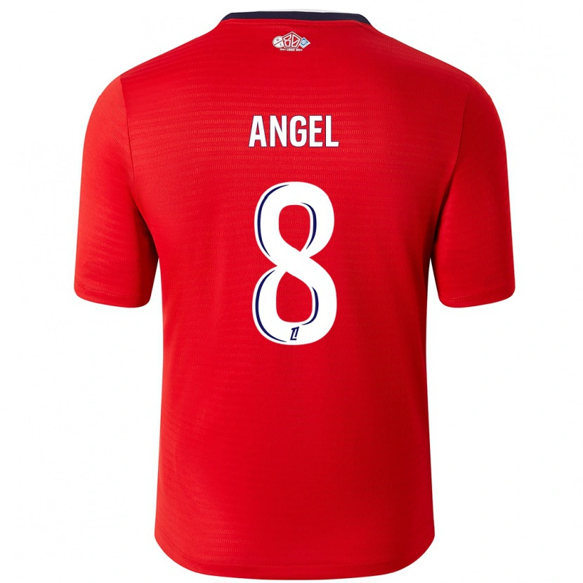 Danxen Damen Angel Gomes #8 Rot Weiß Heimtrikot Trikot 2024/25 T-Shirt