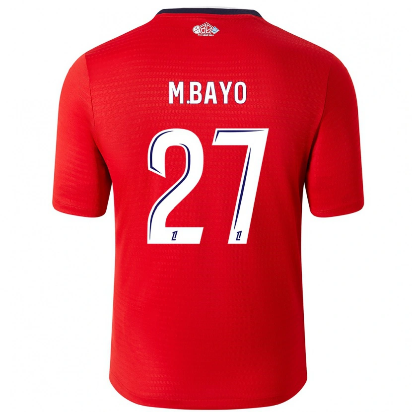 Danxen Damen Mohamed Bayo #27 Rot Weiß Heimtrikot Trikot 2024/25 T-Shirt