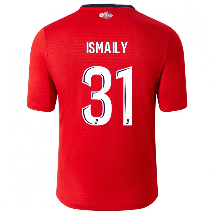 Danxen Damen Ismaily #31 Rot Weiß Heimtrikot Trikot 2024/25 T-Shirt
