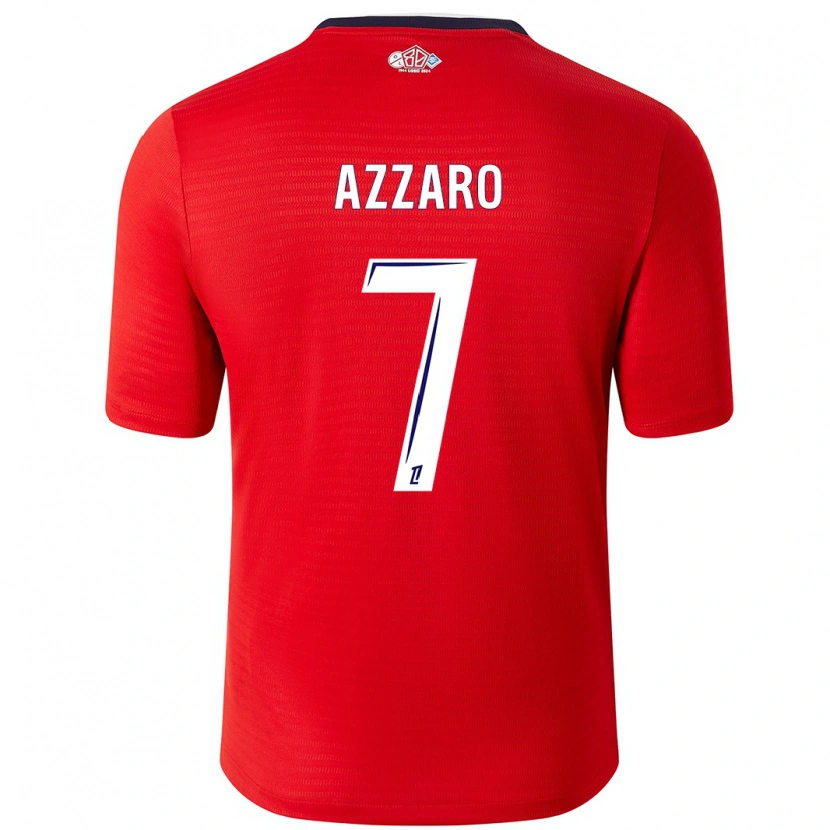 Danxen Damen Lorena Azzaro #7 Rot Weiß Heimtrikot Trikot 2024/25 T-Shirt