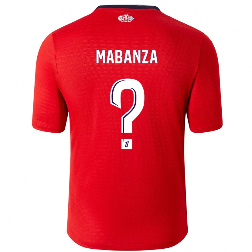 Danxen Damen Carmel Mabanza #0 Rot Weiß Heimtrikot Trikot 2024/25 T-Shirt